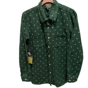 NWT United By Blue Women’s Collared Shirt Olive Color Flannel Size M